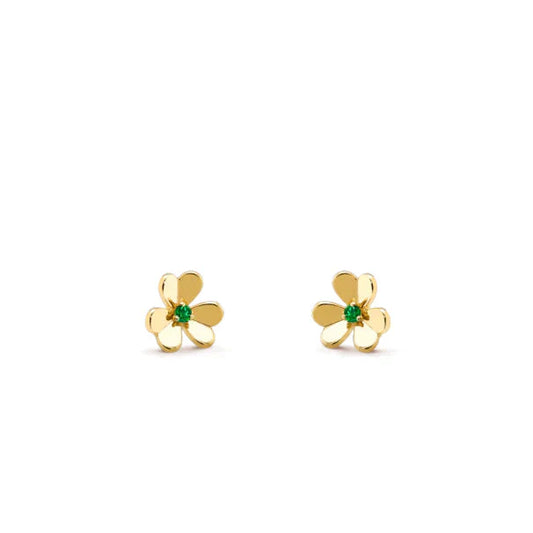 ¡®Moco¡¯FRIVOLE  FLOWER MALACHITE EARRINGS