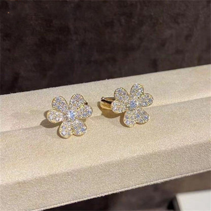 ¡®Moco¡¯FRIVOLE GOLD FLOWER DIAMOND EARRINGS