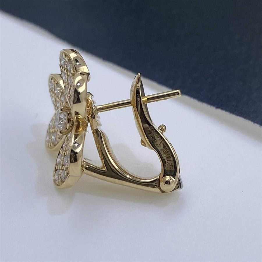 ¡®Moco¡¯FRIVOLE GOLD FLOWER DIAMOND EARRINGS