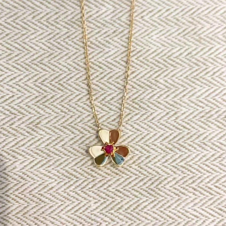 ¡®Moco¡¯FRIVOLE GOLD FLOWER NECKLACE