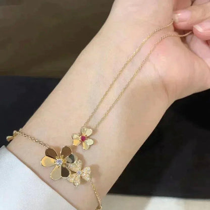 ¡®Moco¡¯FRIVOLE GOLD FLOWER NECKLACE
