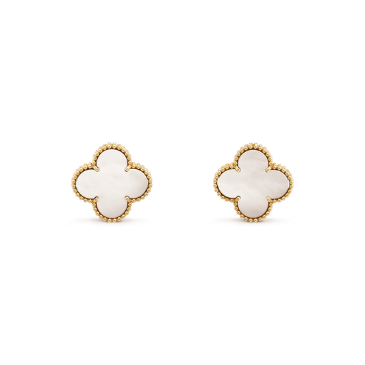 ¡®Moco¡¯CLOVER MINI GOLD EARRINGS