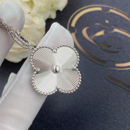 ¡®Moco¡¯CLOVER 25MM SILVER BIG CLOVER NECKLACE