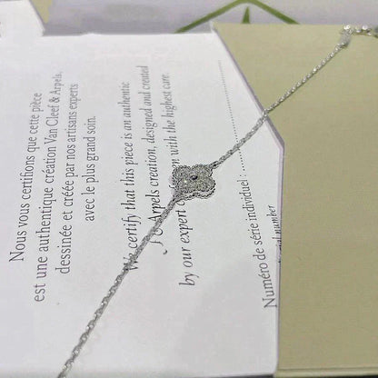 ¡®Moco¡¯CLOVER  SINGLE FLOWER BRACELET SILVER