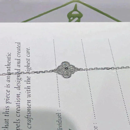 ¡®Moco¡¯CLOVER  SINGLE FLOWER BRACELET SILVER