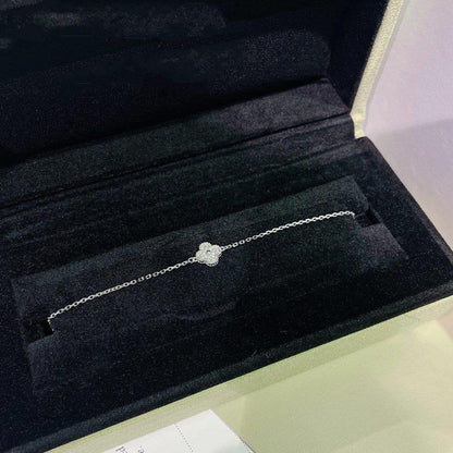 ¡®Moco¡¯CLOVER  SINGLE FLOWER BRACELET SILVER
