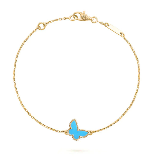 ¡®Moco¡¯BUTTERFLY TURQUOISE BUTTERFLY BRACELET