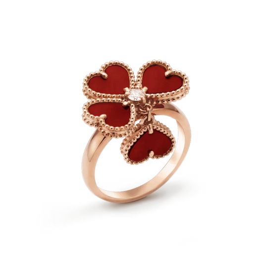 ¡®Moco¡¯SWEET CLOVER CARNELIAN RING