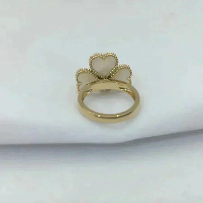 ¡®Moco¡¯SWEET CLOVER WHITE MOP RING