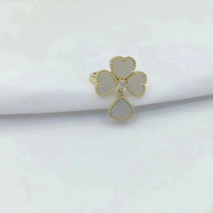 ¡®Moco¡¯SWEET CLOVER WHITE MOP RING