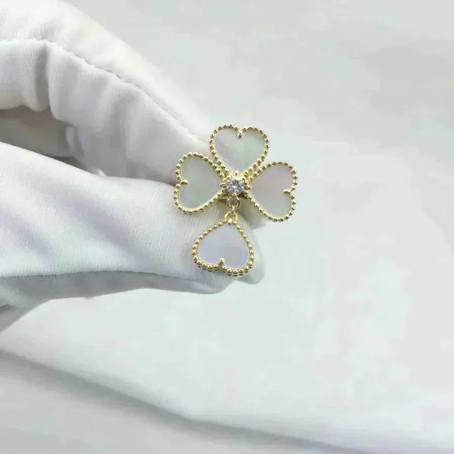 ¡®Moco¡¯SWEET CLOVER WHITE MOP RING
