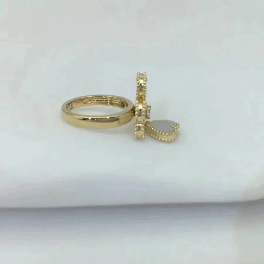 ¡®Moco¡¯SWEET CLOVER WHITE MOP RING