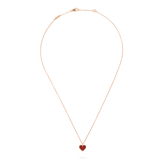 ¡®Moco¡¯SWEET CLOVER CARNELIAN HEART NECKLACE