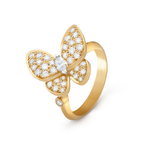 ¡®Moco¡¯BUTTERFLY DIAMOND RING