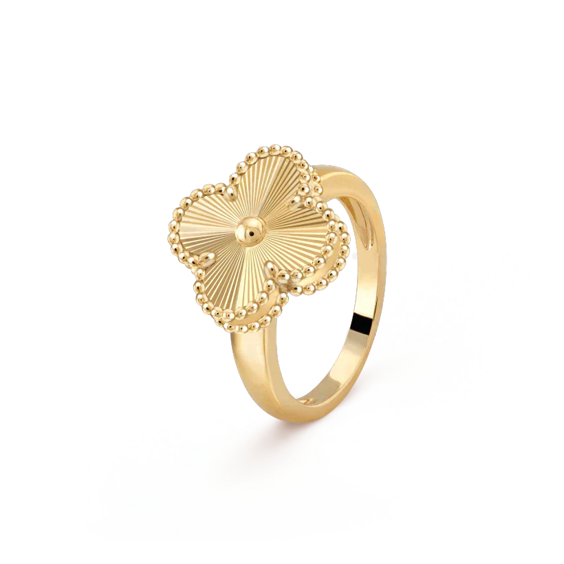 ¡®Moco¡¯CLOVER GOLD RING