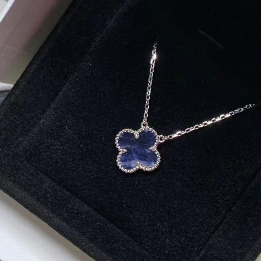 ¡®Moco¡¯CLOVER 15MM PIETERSITE NECKLACE SILVER