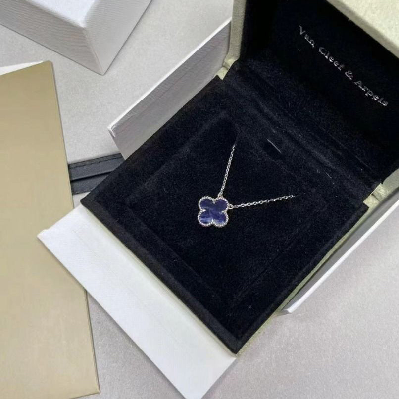 ¡®Moco¡¯CLOVER 15MM PIETERSITE NECKLACE SILVER