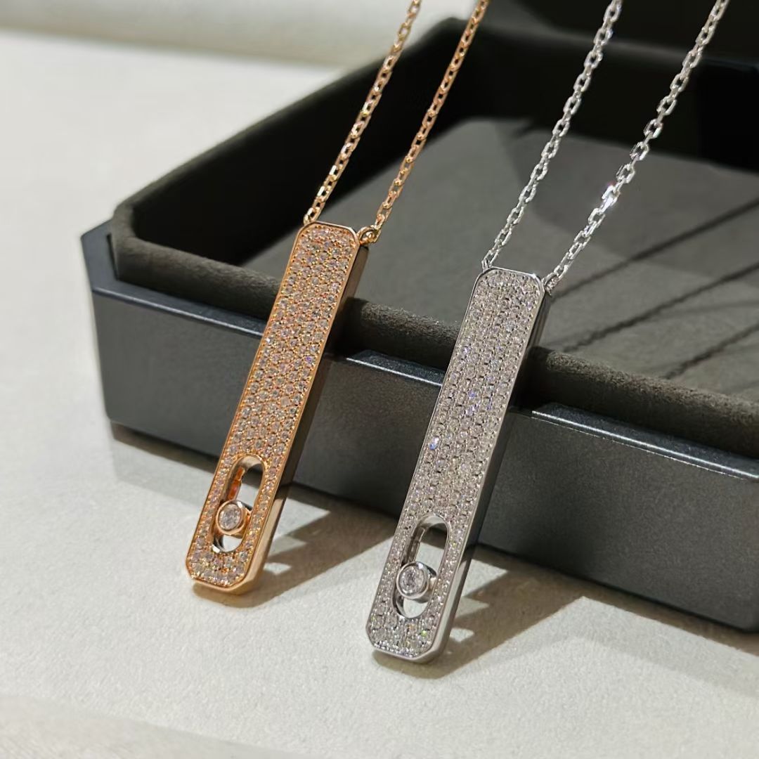[ Moco ]MY FIRST DIAMOND PAVED NECKLACE