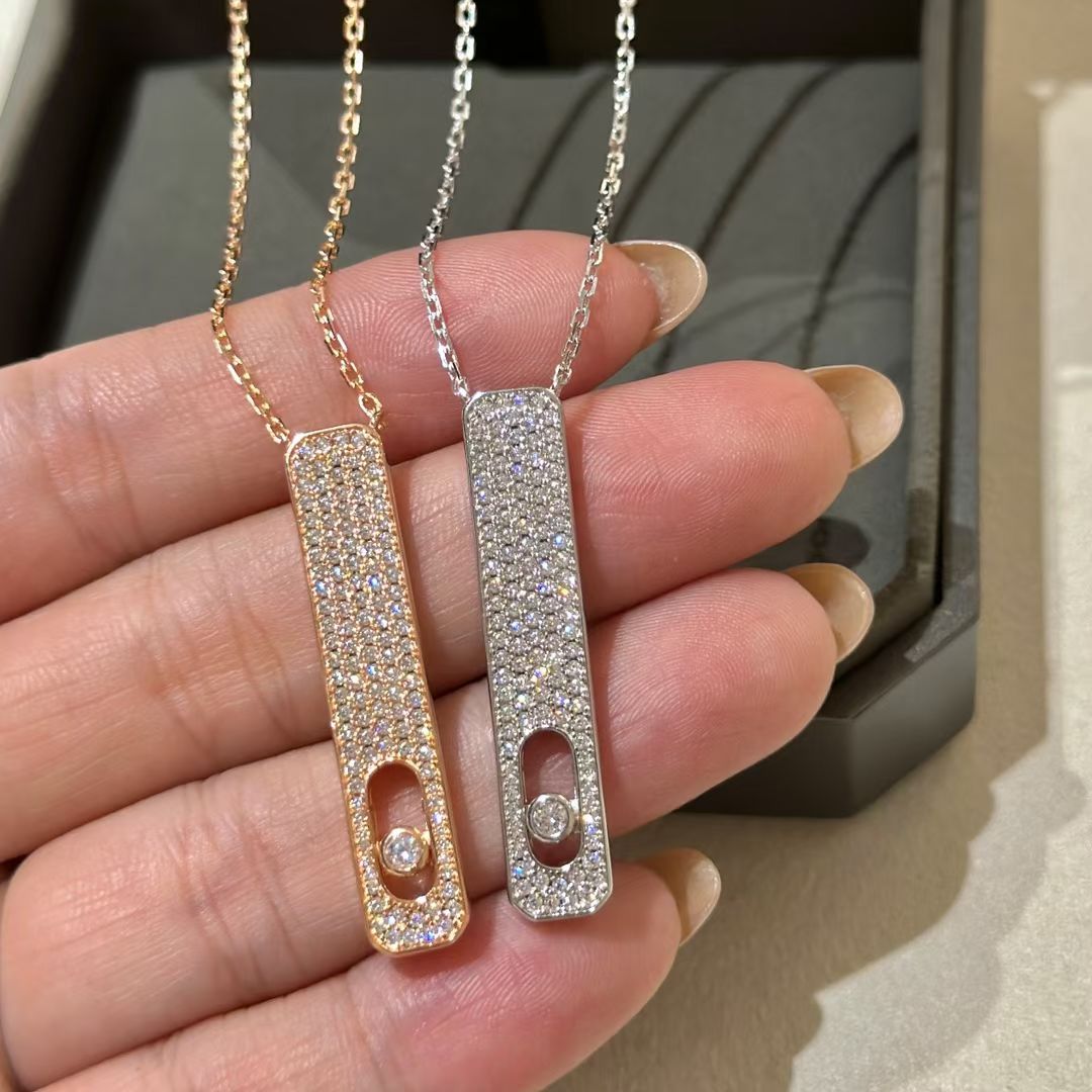 [ Moco ]MY FIRST DIAMOND PAVED NECKLACE