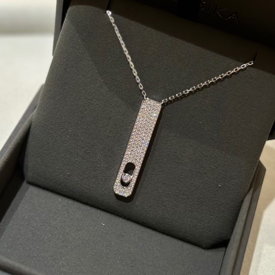 [ Moco ]MY FIRST DIAMOND PAVED NECKLACE