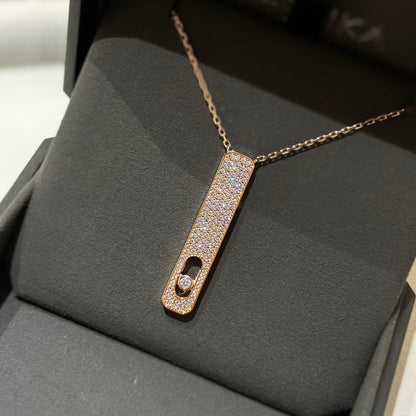 [ Moco ]MY FIRST DIAMOND PAVED NECKLACE