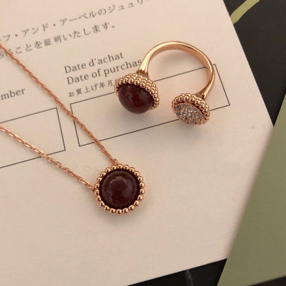 ¡®Moco¡¯PERLEE COULEURS DIAMOND ROSE GOLD BETWEEN THE FINGER RING