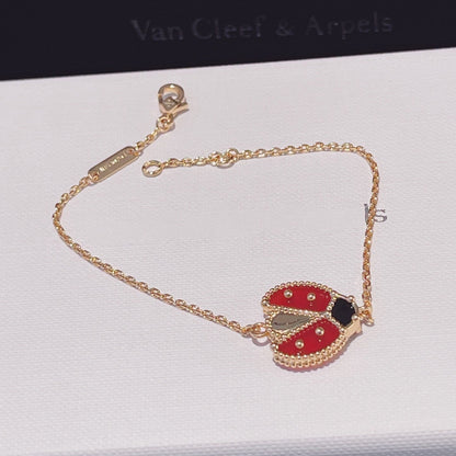 ¡®Moco¡¯LUCKY SPRING 1 MOTIF PINK GOLD BRACELET