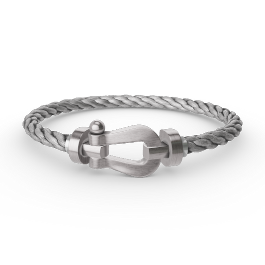 ¡®Moco¡¯FORCE LARGE HORSESHOE NO DIAMOND BRACELET SILVER