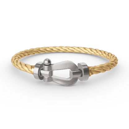 ¡®Moco¡¯FORCE LARGE HORSESHOE NO DIAMOND BRACELET SILVER