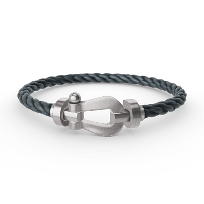 ¡®Moco¡¯FORCE LARGE HORSESHOE NO DIAMOND BRACELET SILVER