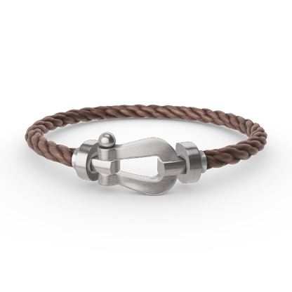 ¡®Moco¡¯FORCE LARGE HORSESHOE NO DIAMOND BRACELET SILVER