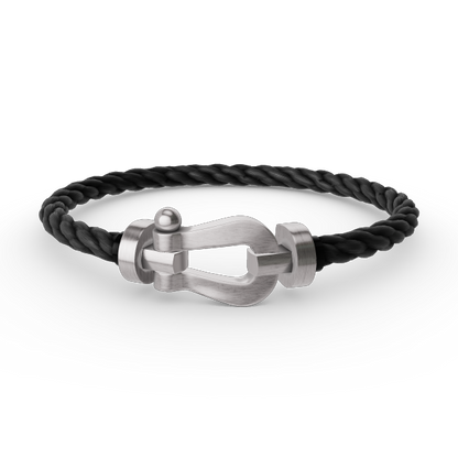¡®Moco¡¯FORCE LARGE HORSESHOE NO DIAMOND BRACELET SILVER