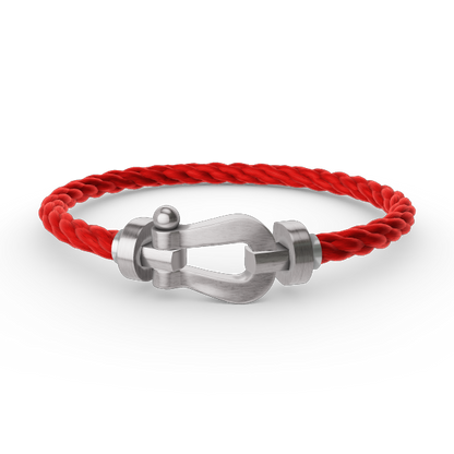 ¡®Moco¡¯FORCE LARGE HORSESHOE NO DIAMOND BRACELET SILVER