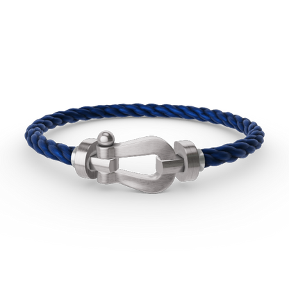 ¡®Moco¡¯FORCE LARGE HORSESHOE NO DIAMOND BRACELET SILVER