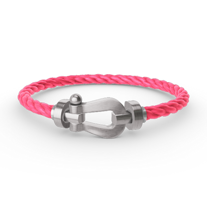 ¡®Moco¡¯FORCE LARGE HORSESHOE NO DIAMOND BRACELET SILVER