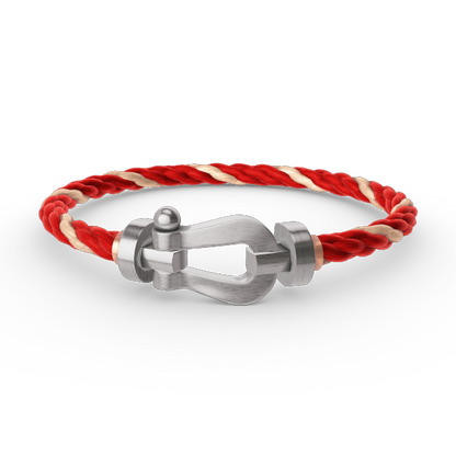 ¡®Moco¡¯FORCE LARGE HORSESHOE NO DIAMOND BRACELET SILVER