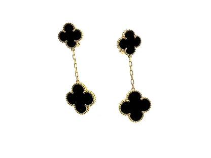 ¡®Moco¡¯CLOVER 2 MOTIFS  EARRINGS (MULTIPLE CHOICESC