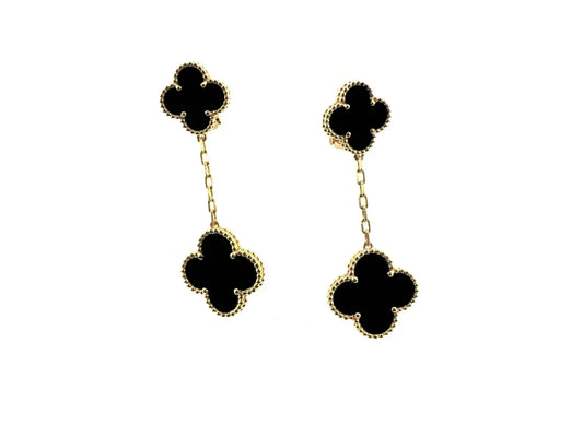 ¡®Moco¡¯CLOVER 2 MOTIFS  EARRINGS (MULTIPLE CHOICESC