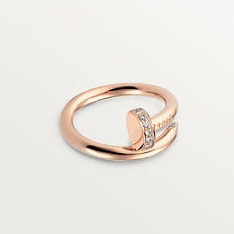 ¡®Moco¡¯JUSTE RING 2.65MM PINK GOLD DIAMOND
