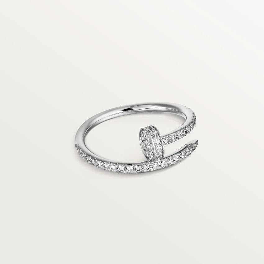 ¡®Moco¡¯JUSTE RING 1.8MM SILVER DIAMONDS