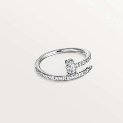 ¡®Moco¡¯JUSTE RING 1.8MM SILVER DIAMONDS