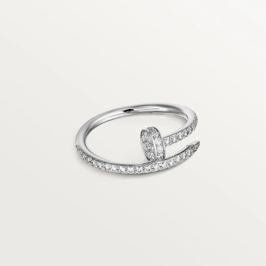 ¡®Moco¡¯JUSTE RING 1.8MM SILVER DIAMONDS